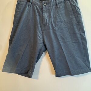 Volcom Men's Slate Blue Flat Front Shorts